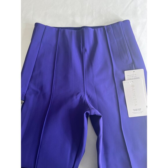 Athleta Glacier Snow Skinny Pant Purple Athleisure Wear Size 6 - Picture 12 of 17